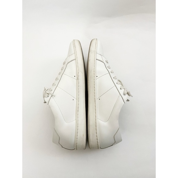 SAINT LAURENT Low Cut ALPHA SIGMA Sneakers White Size 44 - Picture 5 of 14